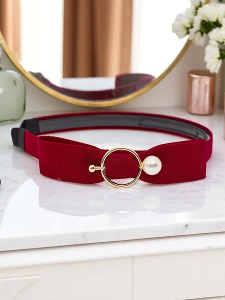 Royalfashion Bandeau avec Nœud et Broche Ornement