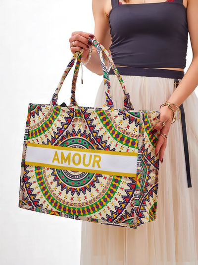 Royalfashion Sac en tissu Amour Vibes