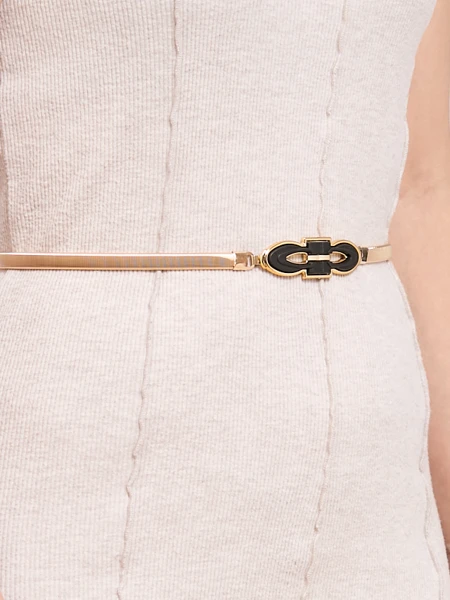 Ceinture dorée en métal pour femme Callista - l'élégance à l'italienne