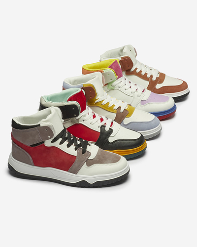 Baskets de sport pour femmes de couleur blanc-menthe Aopp- Footwear