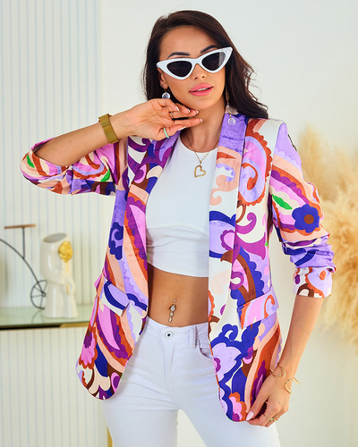 Royalfashion Veste à motifs pour femme
