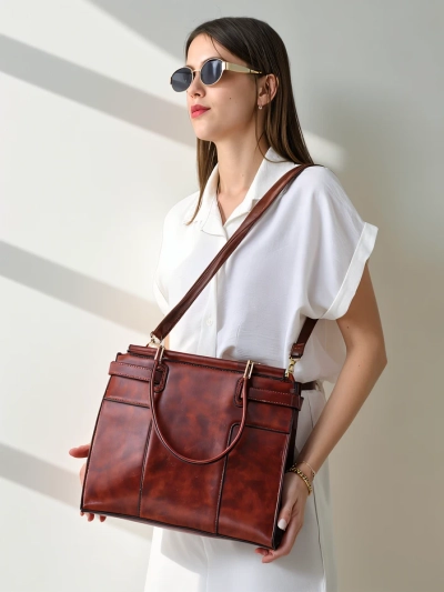 Royalfashion Grand sac à main élégant pour femmes
