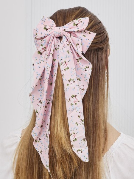 Royalfashion Barrette à Cheveux - Nœud avec Fleurs Florinae