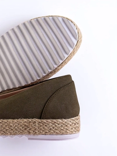 Espadrilles vertes pour femmes en camouflage Nuhente - Footwear