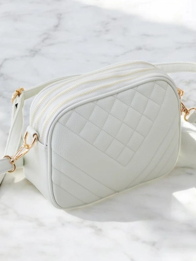 Royalfashion Petit sac à main pour femmes en éco-cuir avec embossage
