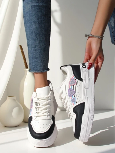 Baskets pour femmes Royalfashion avec paillettes Samoles