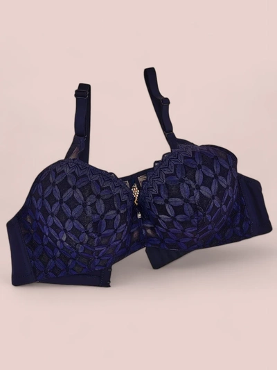 Soutien-gorge rembourré Royalfashion pour femmes avec dentelle