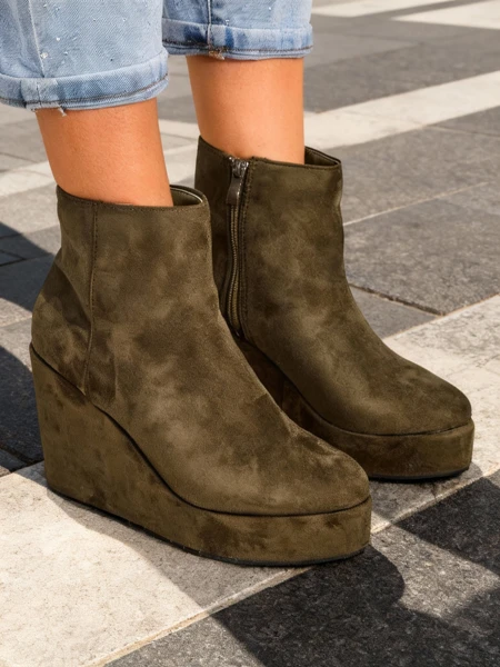 Bottines à talons compensés pour femmes de Royalfashion Sieffa