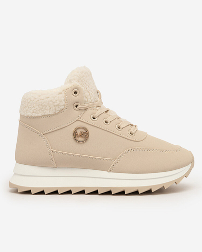 Royalfashion Chaussures de sport isolées pour femmes en beige Cerrto