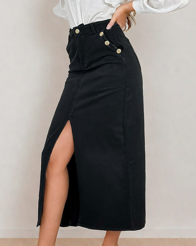 Royalfashion Jupe en denim pour femme