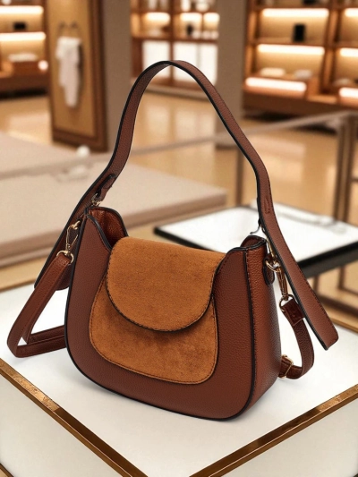 Petit sac à main pour femme en cuir écologique Golden Whisper