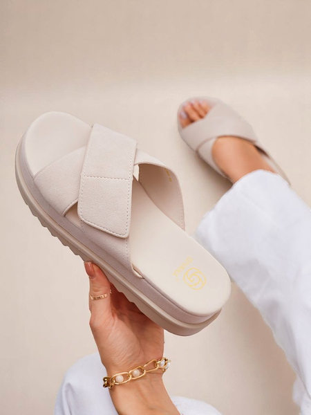 Royalfashion Sandales plates pour femmes Evre