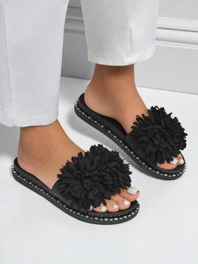 Royalfashion Sandales plates pour femmes Flora Blide