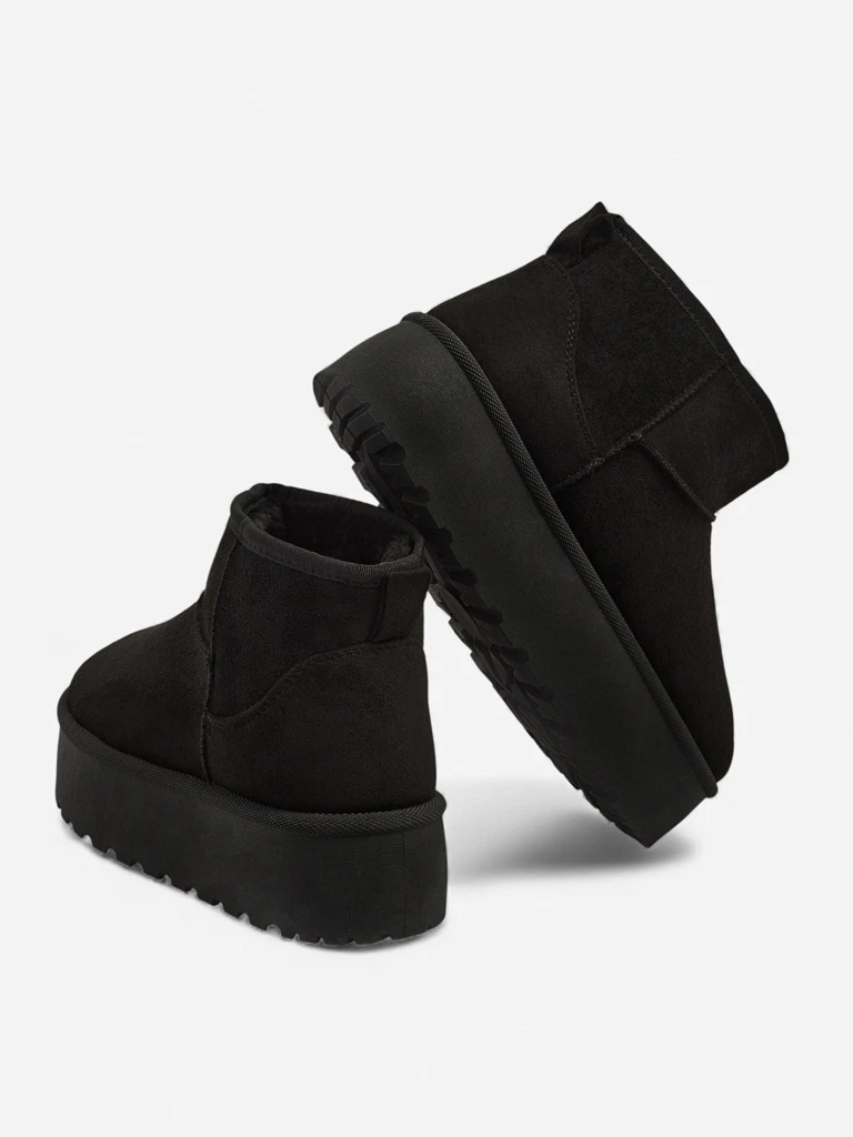 Bottines pour Femmes Luna Noires en Cuir Élégantes pour l'Automne