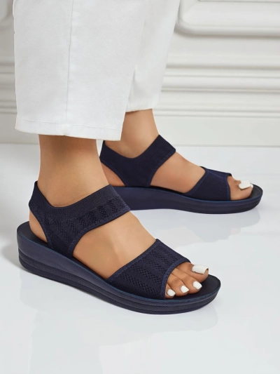 Royalfashion Sandales pour femmes à semelle épaisse Viva Flex II