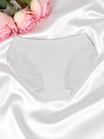 Royalfashion Culottes en coton femme avec dentelle Pure Dentelle