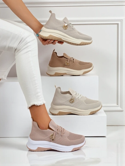 Royalfashion Slip-on chaussures de sport en tissu pour femmes Teletta