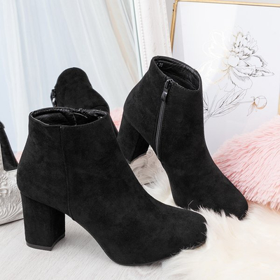 Bottines noires sur un montant supérieur Soleah - Footwear