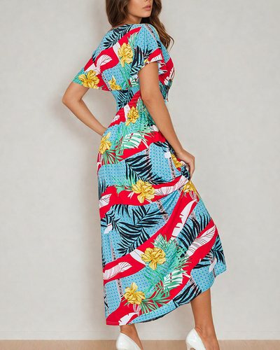 Royalfashion Robe midi imprimée pour femme