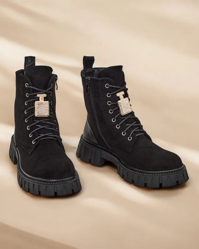 Les bottes femme en éco-suède Royalfashion Edvines