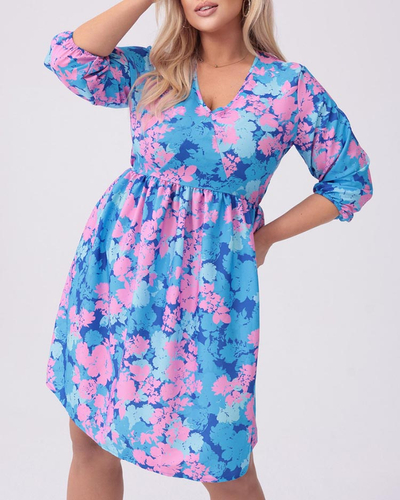 Royalfashion Robe femme au genou avec imprimé PLUS SIZE