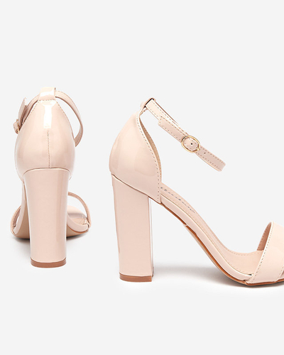 Sandale femme poudrée sur tige haute Rosdo - Footwear