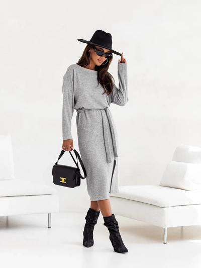Royalfashion Robe midi pour femme