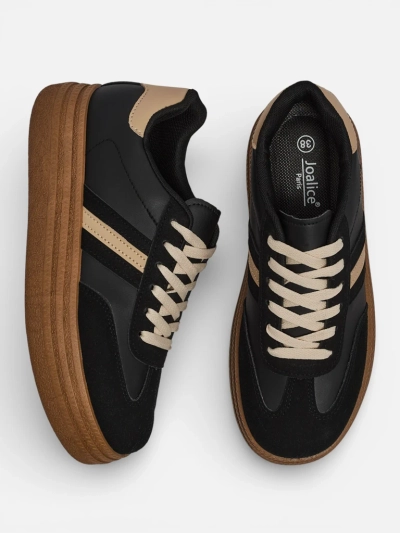 Baskets pour Femmes Luna Noires Écologiques Décontractées pour le Printemps