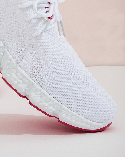 Chaussures de sport femme Baym blanc et rose - Footwear