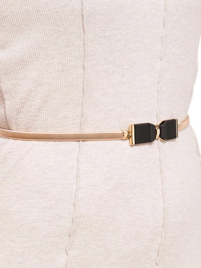 Ceinture dorée pour femmes Livia avec boucle en métal en forme de nœud style Romano