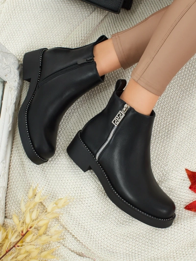 Bottines pour femmes en cuir écologique Belvani