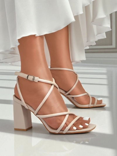 Sandales à talon bloc pour femme Royalfashion Elysia