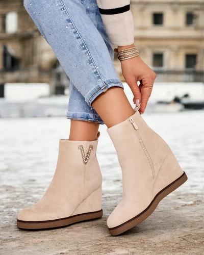 Royalfashion Nerias Bottes à talons pour femmes