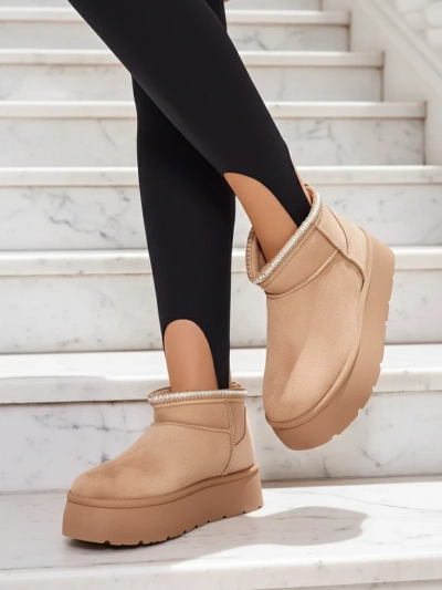 Royalfashion Bottes courtes pour femmes a'la bottes de neige Xoalla