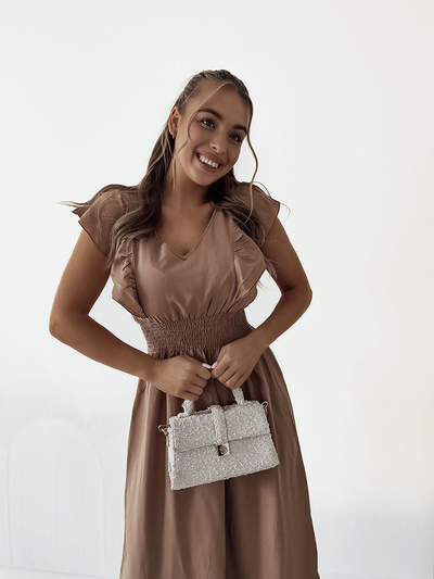 Royalfashion Robe midi pour femme