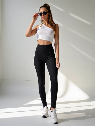 Royalfashion Leggings en Coton pour Femmes