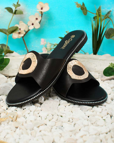 Royalfashion Tongs à semelle plate Olerna pour femme