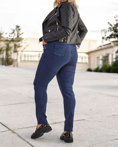 Pantalons treggings taille plus pour femmes Royalfashion