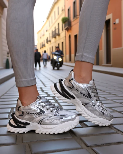 Royalfashion Baskets Vernies pour Femmes Leysi