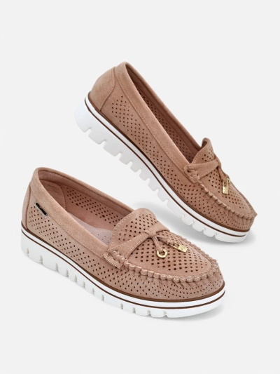Royalfashion Mocassins perforés pour femmes Elissas