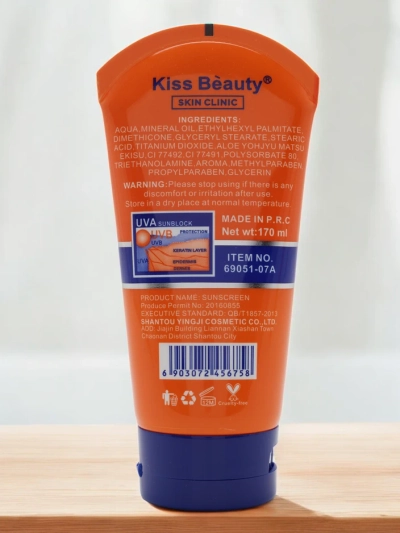 Crème Solaire Kiss Beauty 90 SPF 170ml
