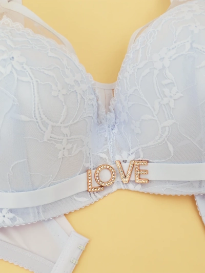 Soutien-gorge moulé Royalfashion pour femmes avec dentelle