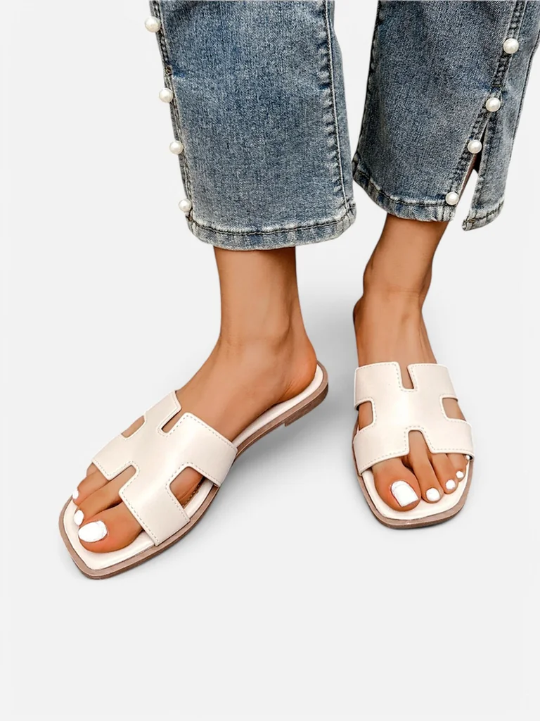 Sandales à semelle plate Royalfashion pour femmes Eval