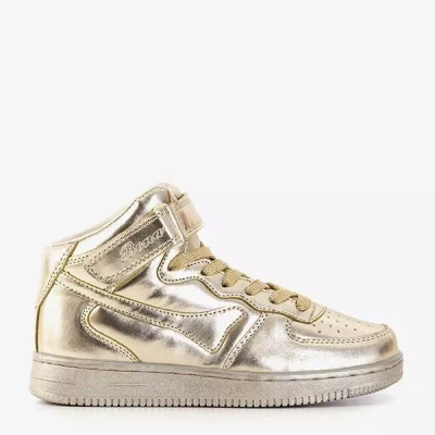 OUTLET Chaussures de sport enfant Folam dorées - Chaussures