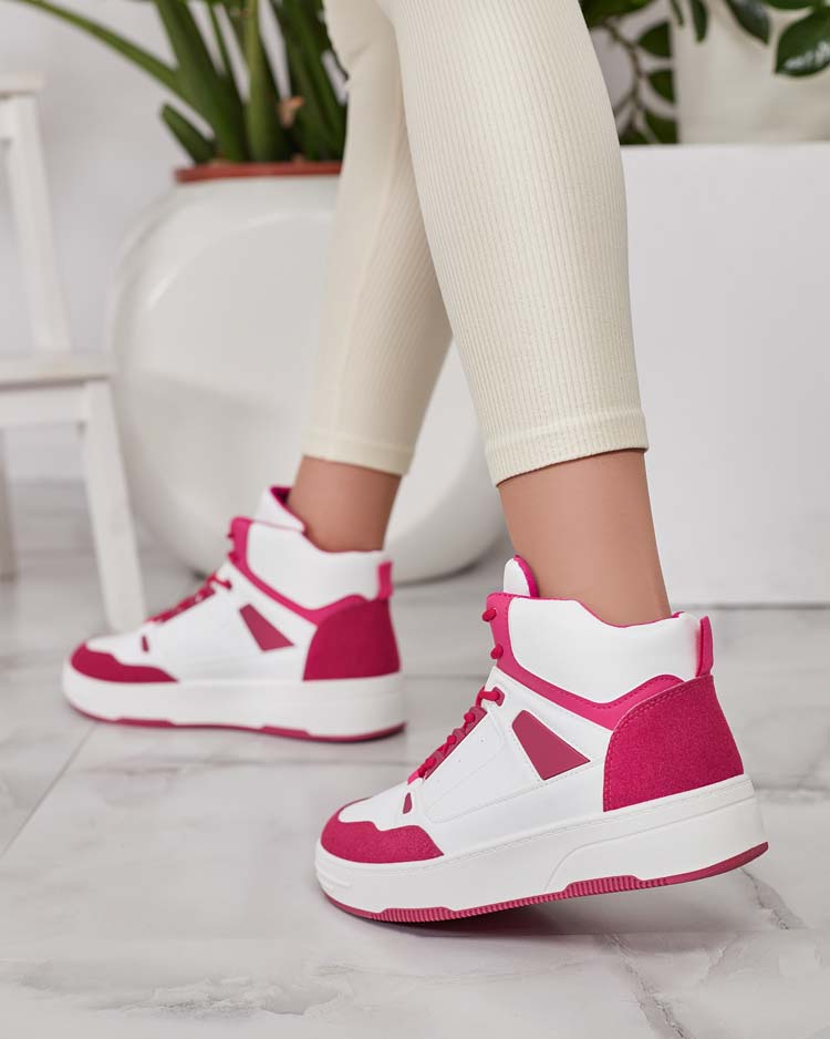 Royalfashion Femmes Sports Baskets hautes Pellami