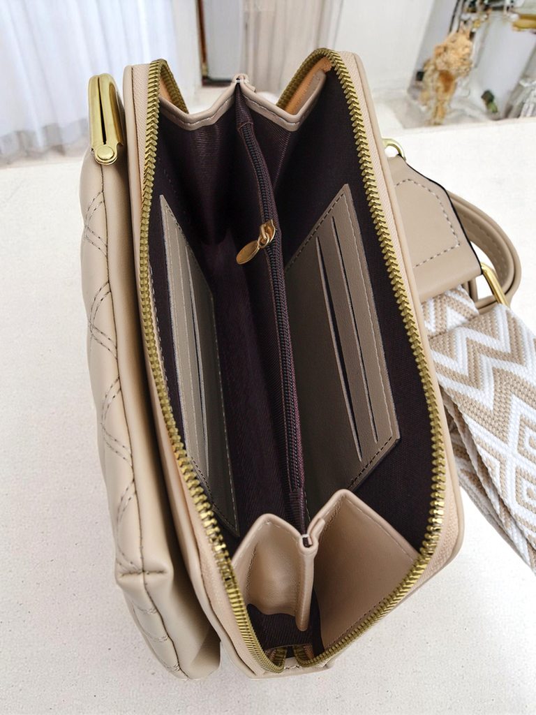 Royalfashion Sac à main-portefeuille multifonctionnel sur une bandoulière Pick Charm