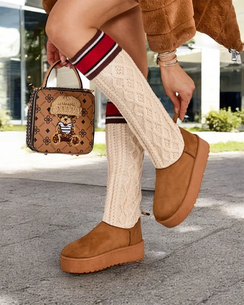 Bottes de neige pour femmes Royalfashion avec un col en forme de chaussette Kokumi