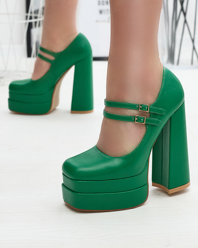 Vert escarpins à talons hauts pour femmes Edisa - Chaussures