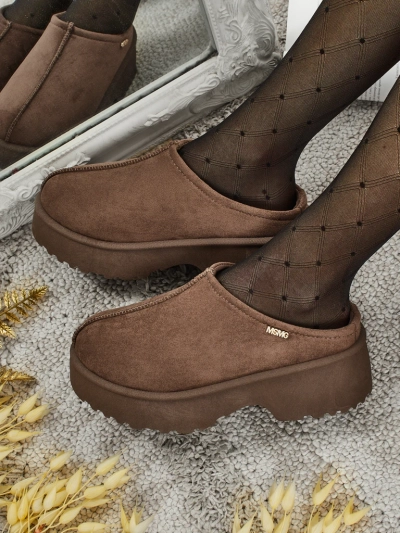 Bottes courtes style bottes de neige pour femmes avec fourrure Calindra