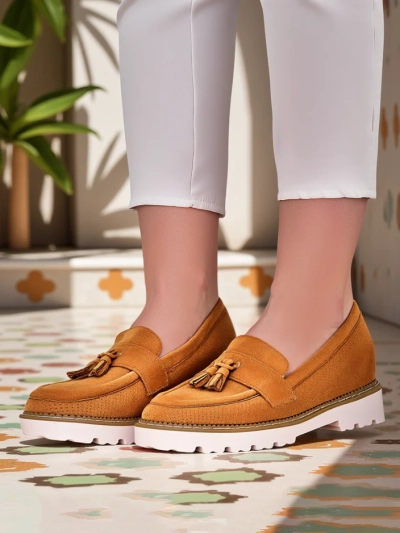 Royalfashion Mocassins perforés pour femmes Esiobb